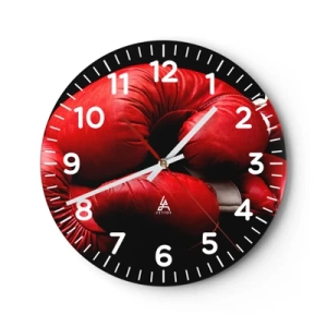 Horloge murale - Pendule murale - Les émotions du combat sont derrière nous - 30x30 cm