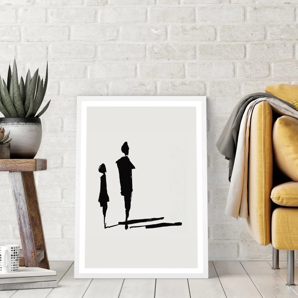 Affiche dans un cadre blanc - Poster - Êtes-vous sûr qu'ils sont ensemble ? - 61x91 cm