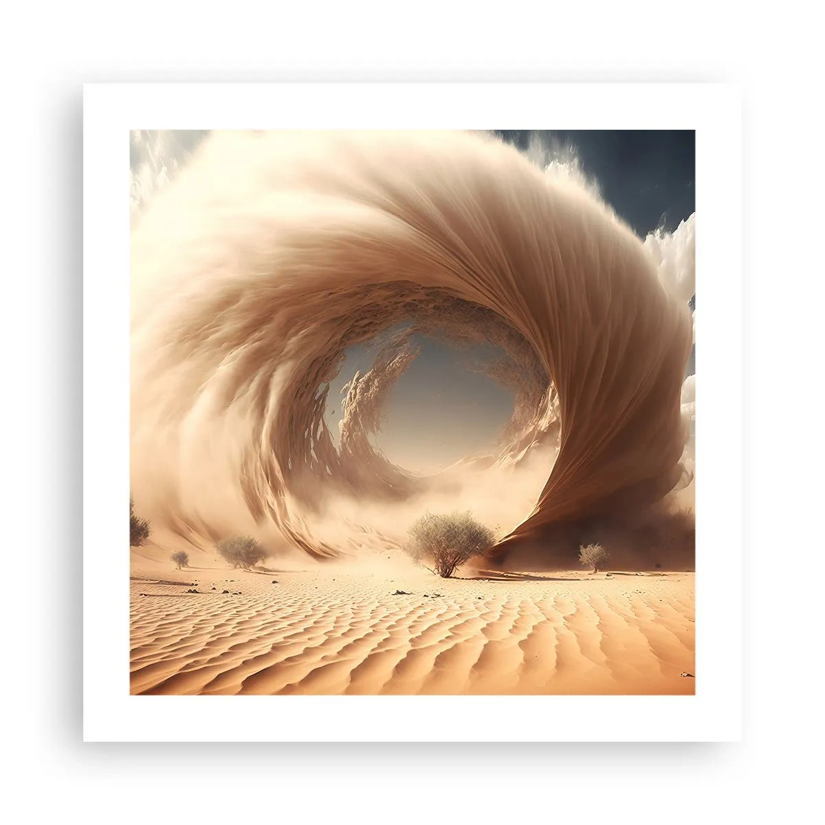 Affiche - Poster - Portail ouvert - 50x50 cm