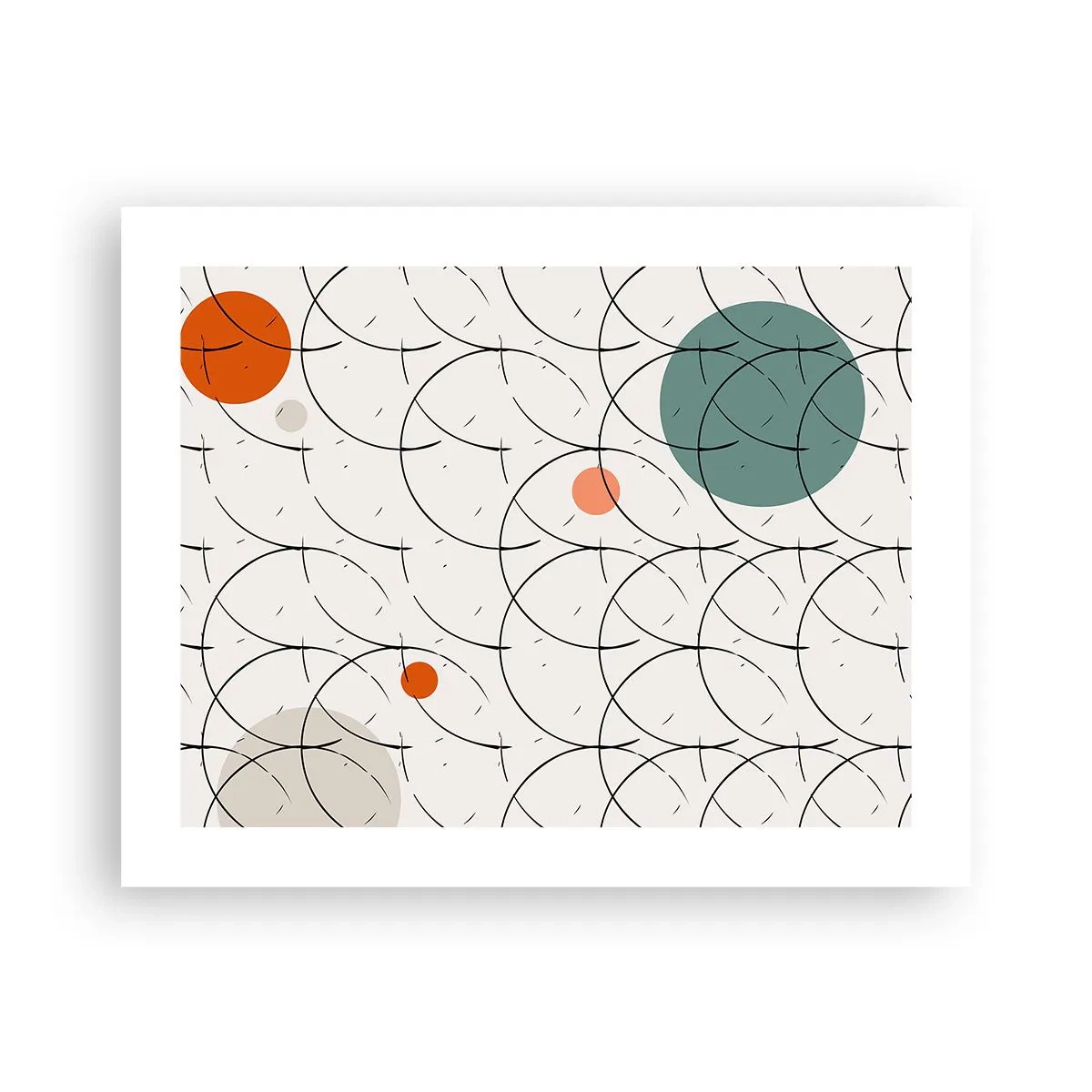 Affiche - Poster - Dans l'esprit pop art - 50x40 cm