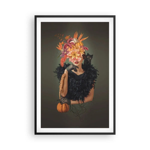 Affiche dans un cadre noir - Poster - Sort de sorcière - 61x91 cm
