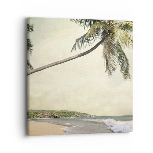 Impression sur toile - Image sur toile - Rêve tropical - 40x40 cm
