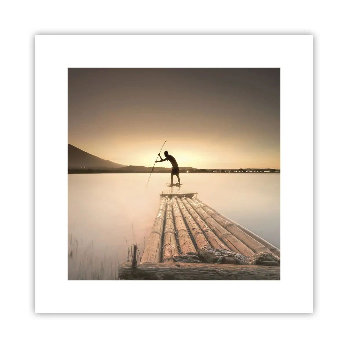 Affiche - Poster - Avant la fin du jour - 30x30 cm