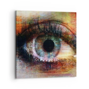 Impression sur toile - Image sur toile - Vous pouvez jeter un coup d'œil dans l'âme - 70x70 cm