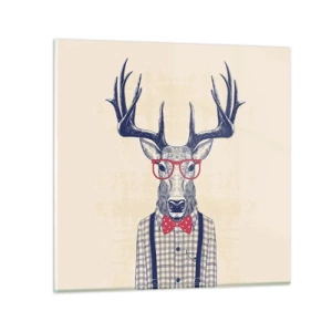 Impression sur verre - Image sur verre - Une extravagance amusante - 70x70 cm