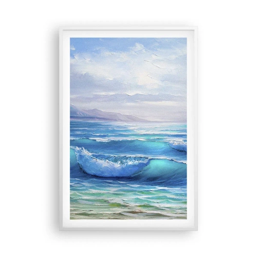 Affiche dans un cadre blanc - Poster - Il apporte un soulagement - 61x91 cm