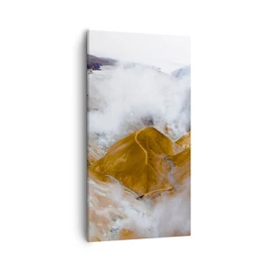 Impression sur toile - Image sur toile - Le charme brut de l'Islande - 55x100 cm