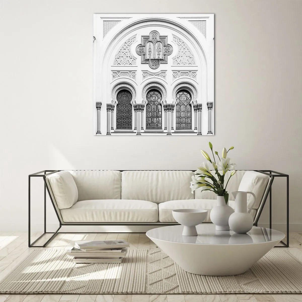 Impression sur verre - Image sur verre - À la frontière des cultures - 50x50 cm