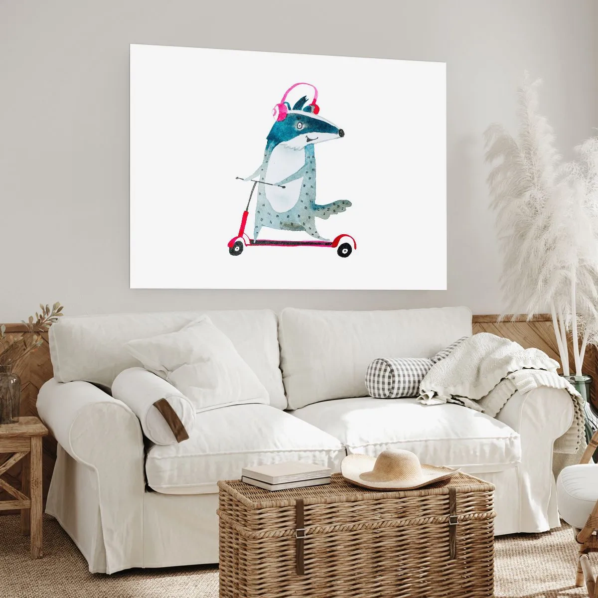 Affiche - Poster - La joie du blaireau - 50x40 cm