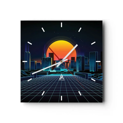 Horloge murale - Pendule murale - Vous voulez toujours passer au réel ? - 40x40 cm