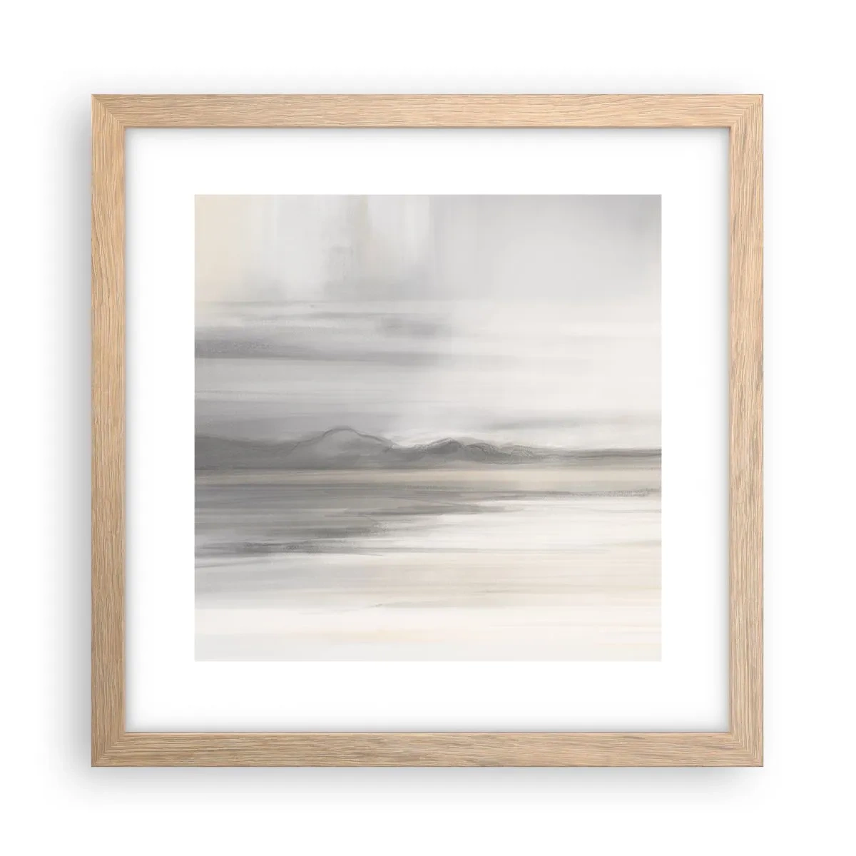 Affiche dans un chêne clair - Poster - Distance réfléchie - 30x30 cm