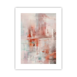 Affiche - Poster - Brumeux. Mais rose - 30x40 cm