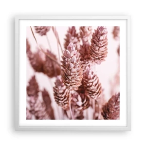 Affiche dans un cadre blanc - Poster - Apparemment discret - 50x50 cm