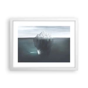 Affiche dans un cadre blanc - Poster - Mystère sous-marin - 40x30 cm