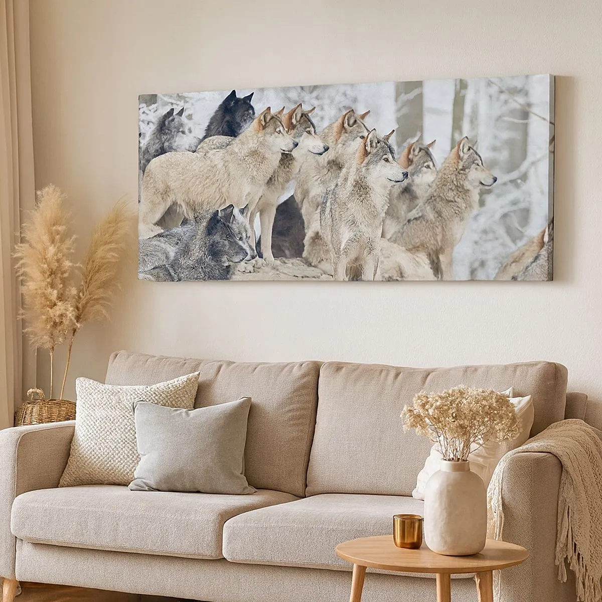 Impression sur toile - Image sur toile - Famille et amis - 100x40 cm