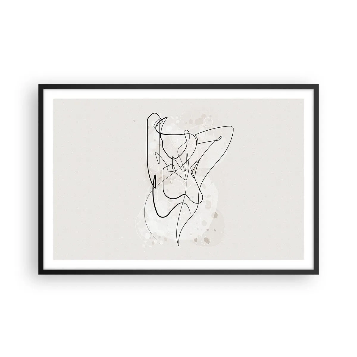 Affiche dans un cadre noir - Poster - L'art de la séduction - 91x61 cm