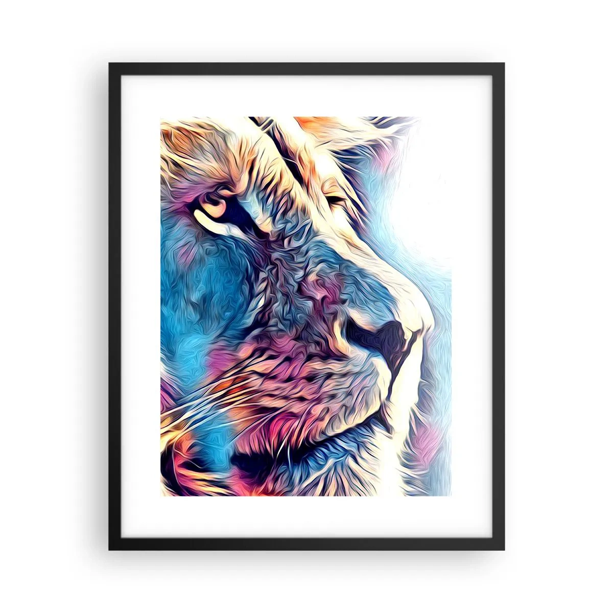 Affiche dans un cadre noir - Poster - L'intelligence de la nature - 40x50 cm