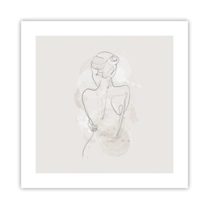 Affiche - Poster - Comme un instrument sensible - 40x40 cm