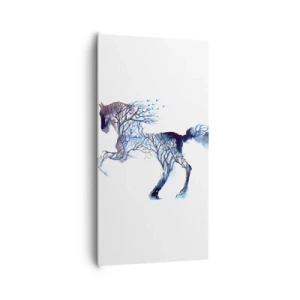 Impression sur toile - Image sur toile - Comme si la forêt avait bougé - 65x120 cm