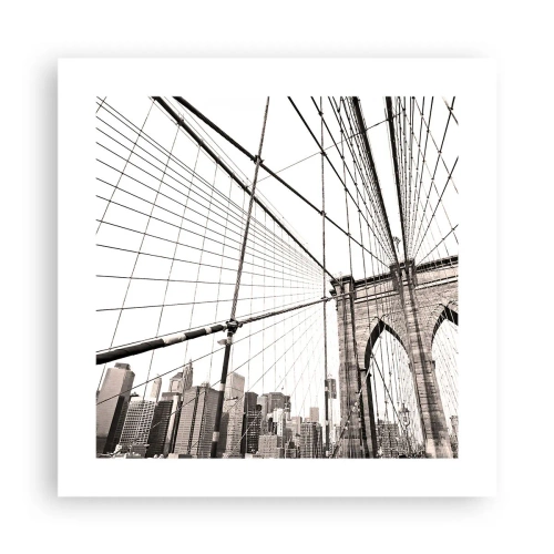 Affiche - Poster - Cathédrale New Yorkaise - 40x40 cm