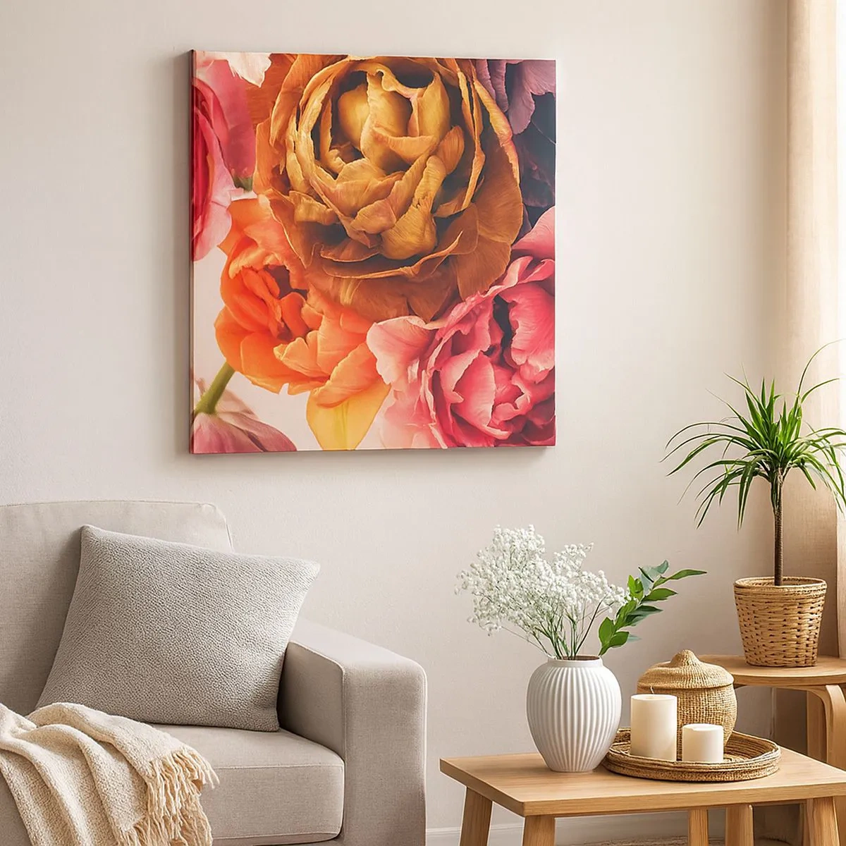 Impression sur toile - Image sur toile - La fête de la vie - 30x30 cm