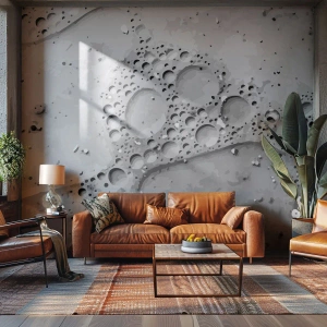 Papier Peint Photo Premium Canvas - Sentier de mousse - Composition, Morceau, Graphique - 200x140 cm