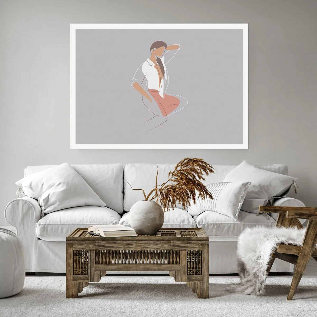 Affiche - Poster - Contour gracieux - 91x61 cm