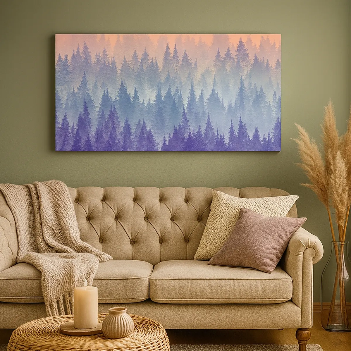 Impression sur toile - Image sur toile - Haut, plus haut, vers le ciel - 30x30 cm