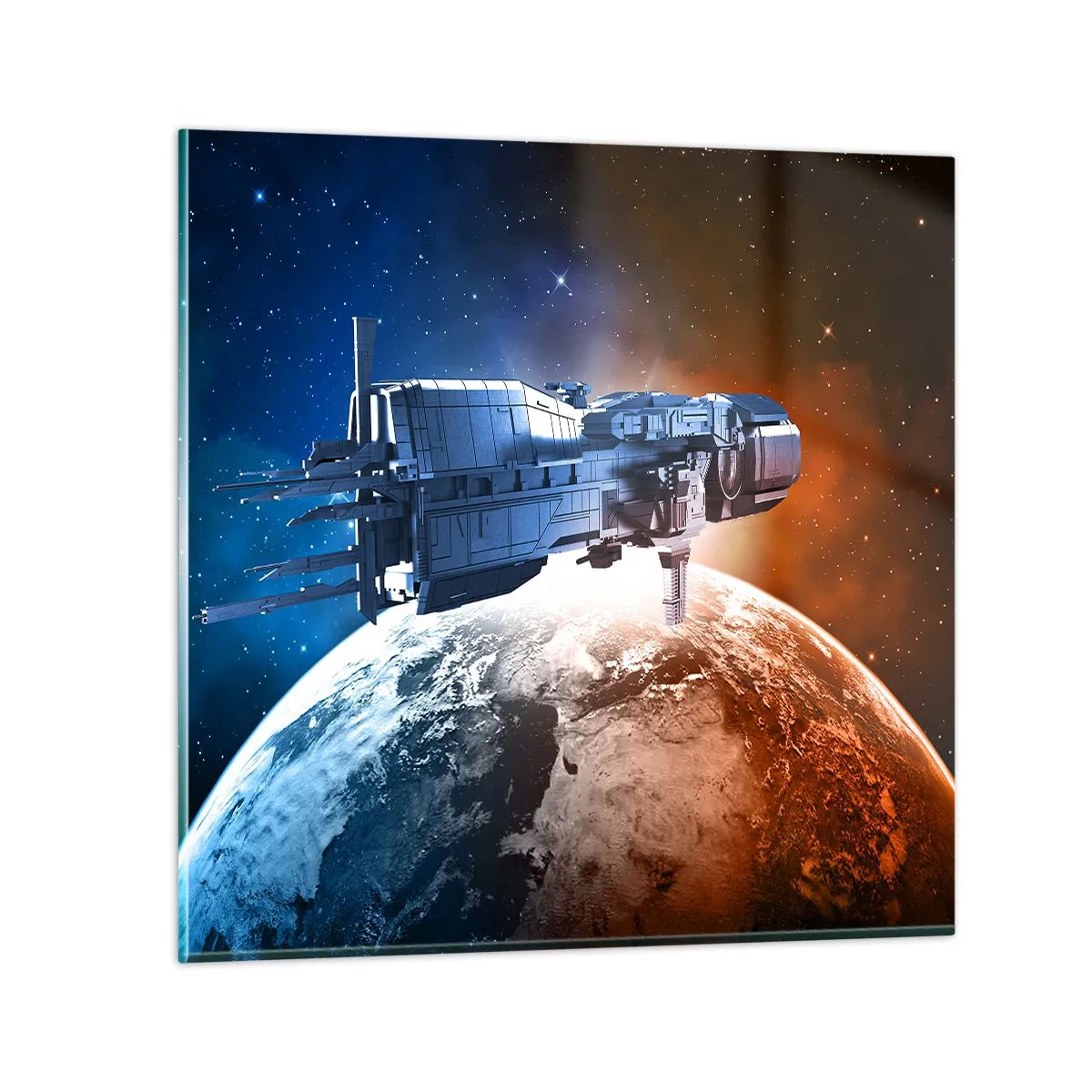 Impression sur verre - Image sur verre - Un observateur attentif - 40x40 cm