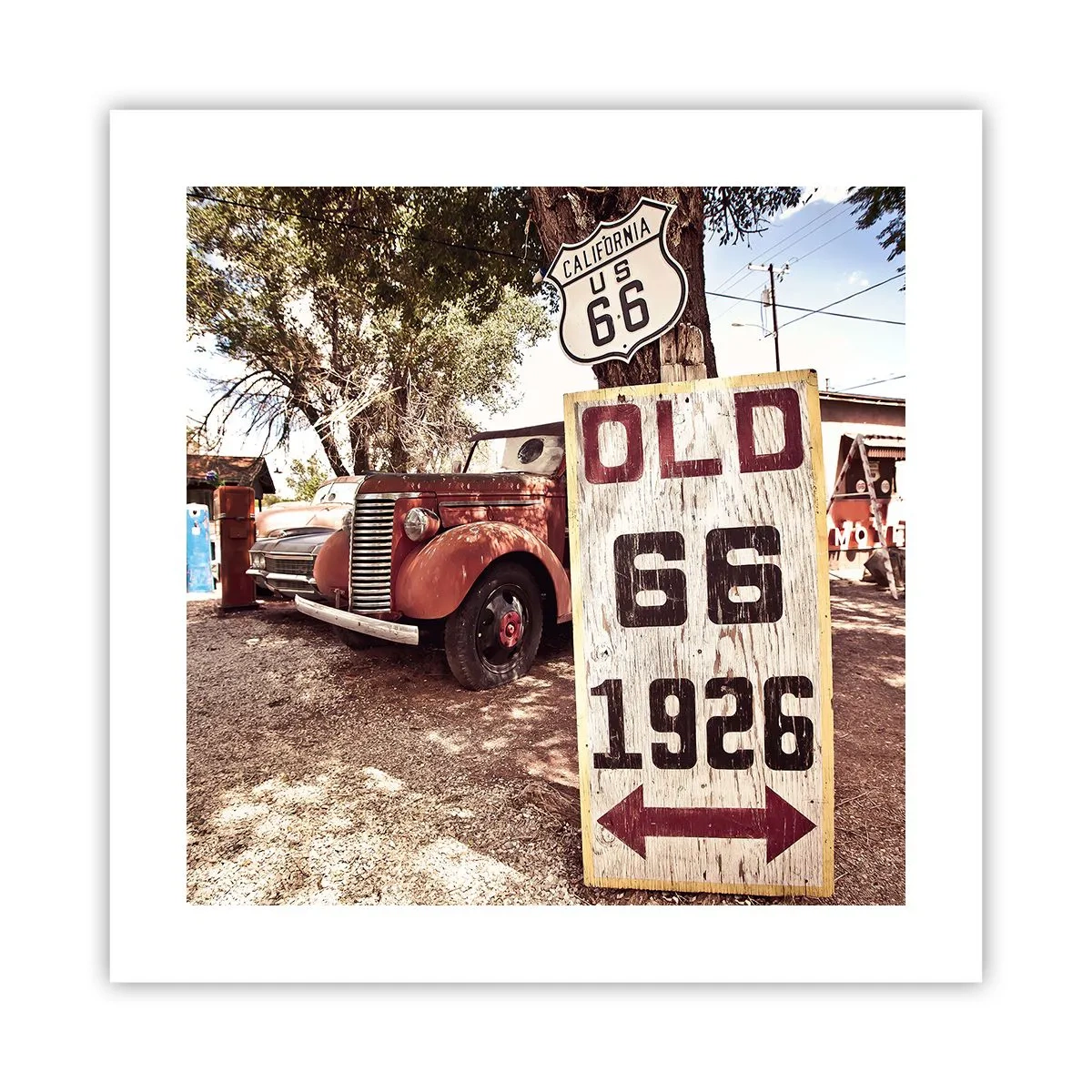 Affiche - Poster - La légende de la province américaine - 40x40 cm