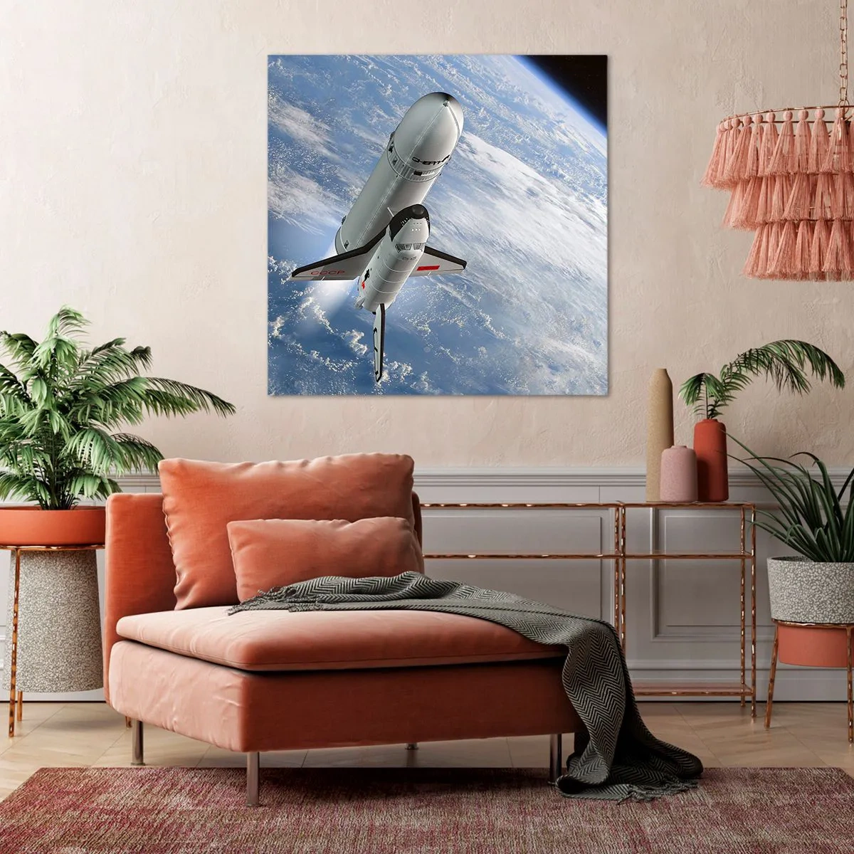 Impression sur toile - Image sur toile - Ascension cosmique - 30x30 cm