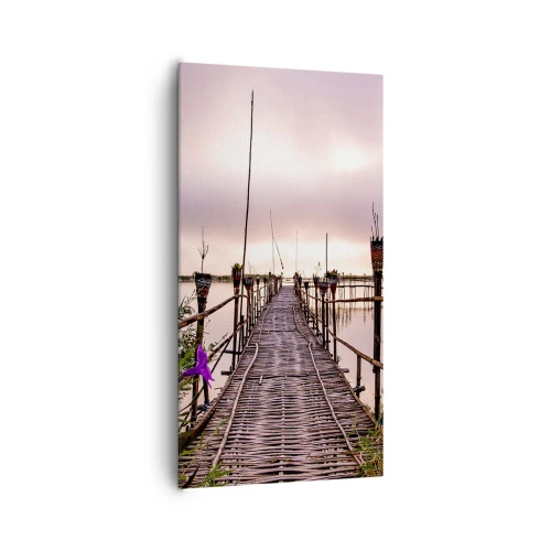 Impression sur toile - Image sur toile - Le silence et le calme d'Asie - 65x120 cm