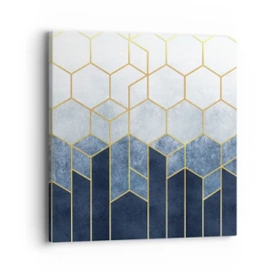 Impression sur toile - Image sur toile - Composition en rythme syncopé - 40x40 cm