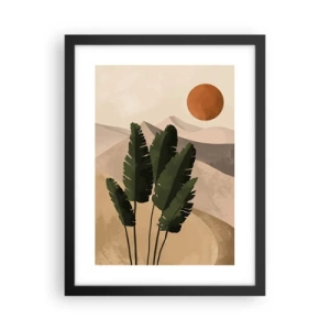 Affiche dans un cadre noir - Poster - Le triomphe de la vie - 30x40 cm