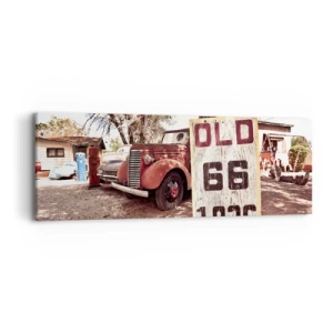 Impression sur toile - Image sur toile - La légende de la province américaine - 90x30 cm