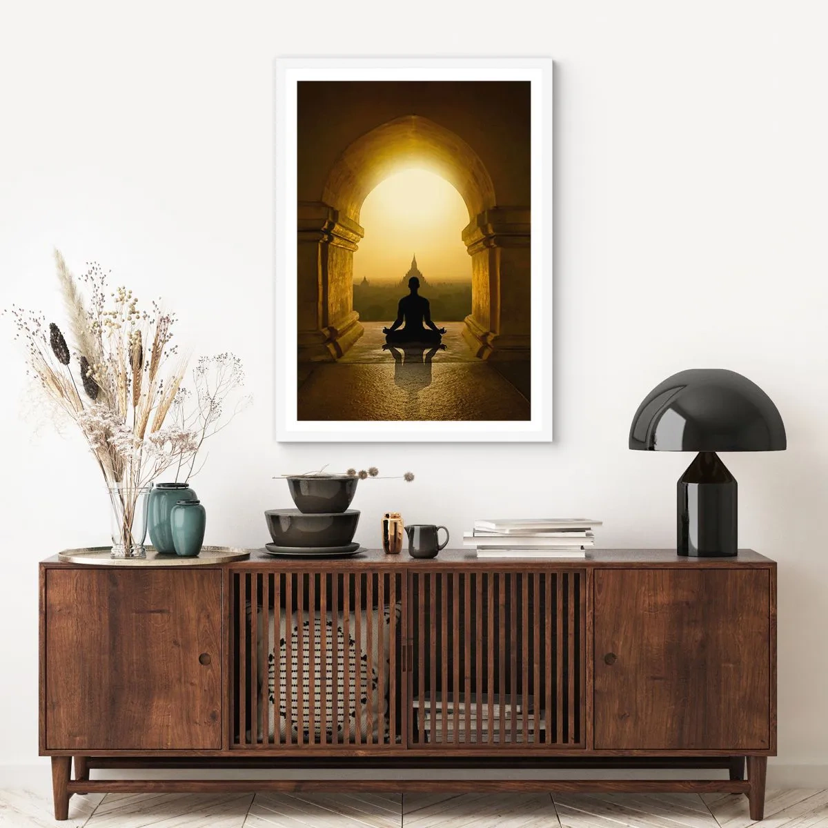 Affiche dans un cadre blanc - Poster - Pleine harmonie - 30x40 cm