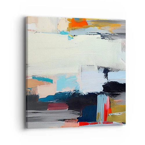 Impression sur toile - Image sur toile - Y a-t-il une méthode ? - 40x40 cm