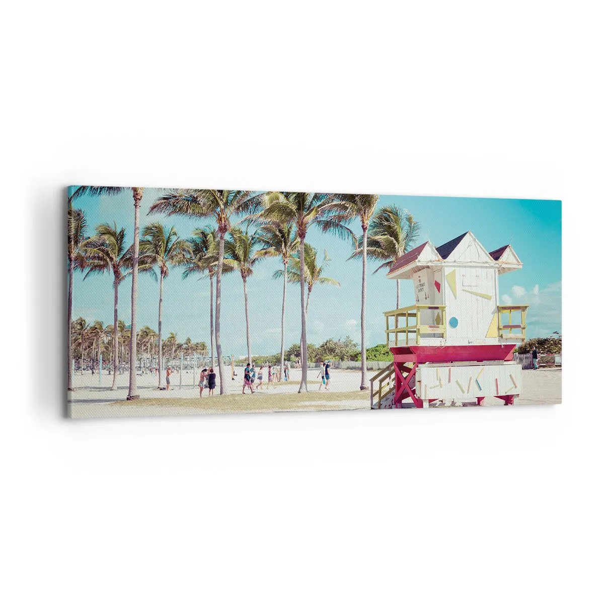 Impression sur toile - Image sur toile - Une belle journée devant toi - 100x40 cm