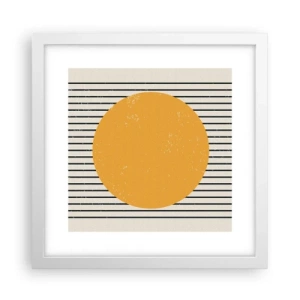 Affiche dans un cadre blanc - Poster - Le pouvoir de la simplicité - 30x30 cm