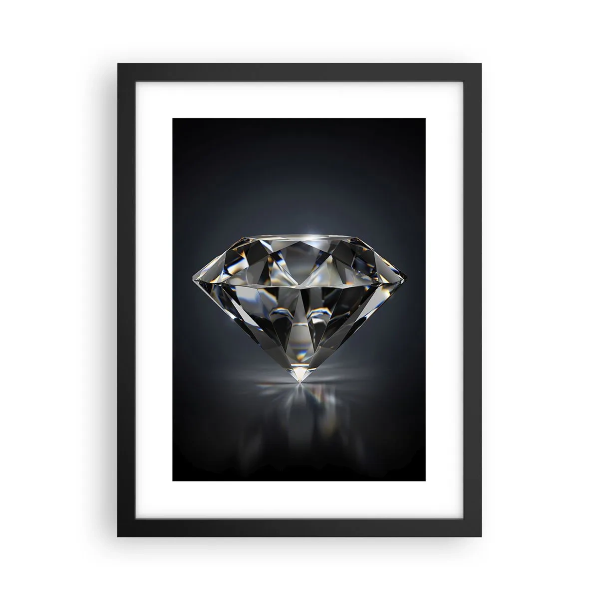 Affiche dans un cadre noir - Poster - La meilleure amie - 30x40 cm