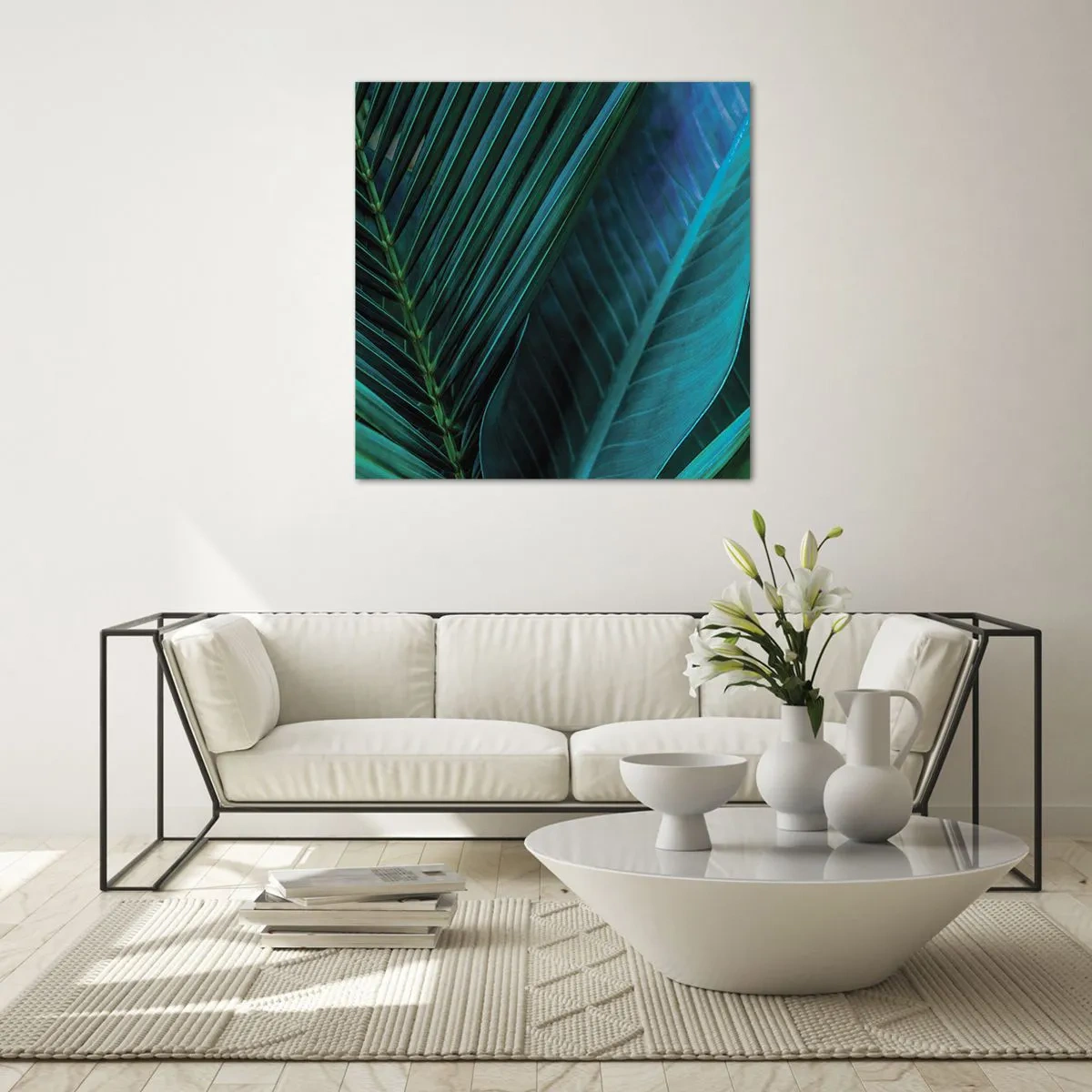 Impression sur verre - Image sur verre - L'anatomie du vert - 40x40 cm