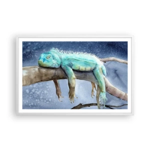 Affiche dans un cadre blanc - Poster - Tout va bien! - 91x61 cm
