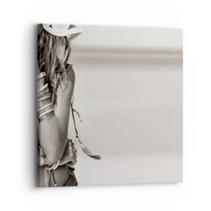 Impression sur toile - Image sur toile - Comment va la fille - 30x30 cm