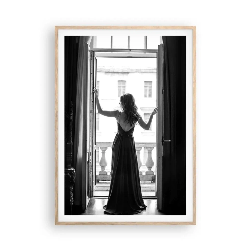 Affiche dans un chêne clair - Poster - Dans plusieurs style - 70x100 cm