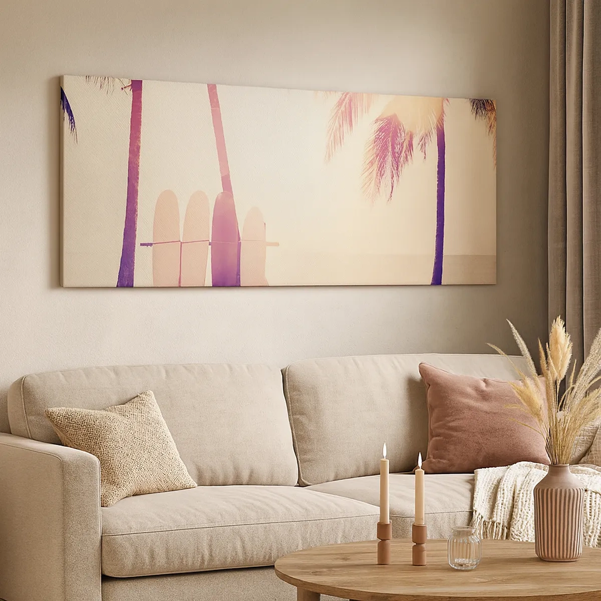 Impression sur toile - Image sur toile - Ca va être une journée magnifique - 30x30 cm