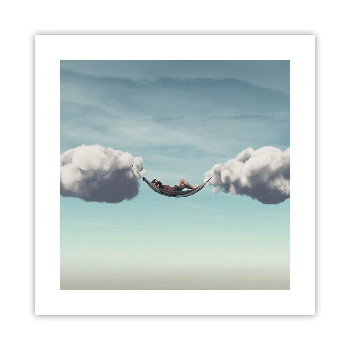 Affiche - Poster - Instant de bonheur - 40x40 cm