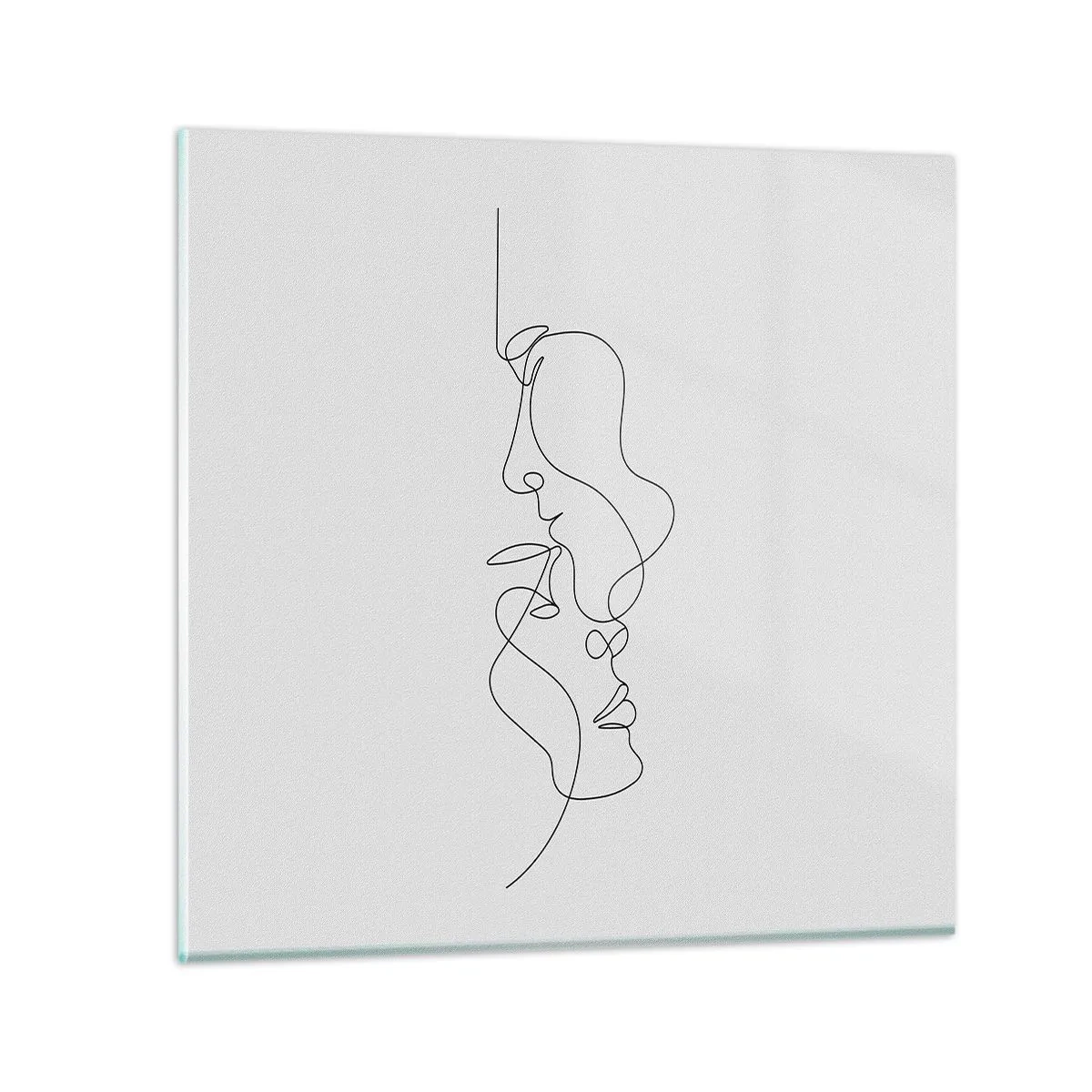Impression sur verre - Image sur verre - Chaleur de désir renaissant - 70x70 cm