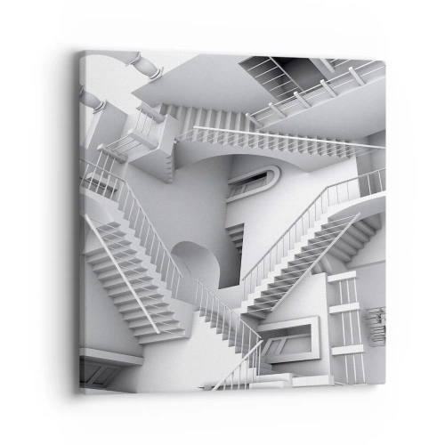 Impression sur toile - Image sur toile - Paradoxes spatiaux - 40x40 cm