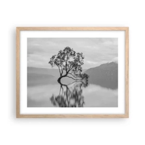 Affiche dans un chêne clair - Poster - Un tel pays existe - 50x40 cm