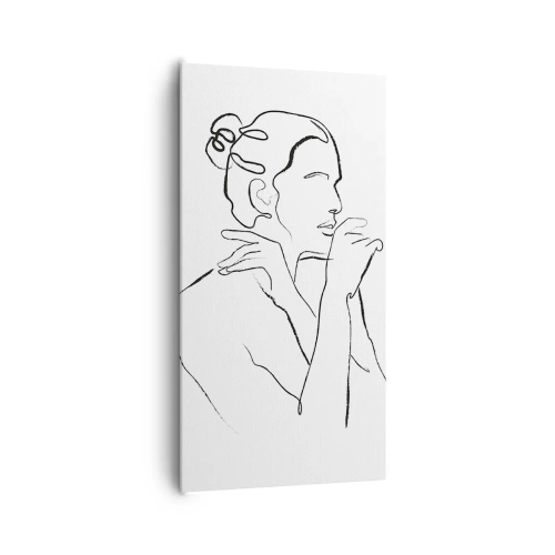 Impression sur toile - Image sur toile - Nu : un mystère sensuel - 65x120 cm